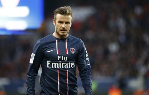 David Beckham on the pitch during a match against Nancy in Paris on March 9, 2013 David Beckham on the pitch during a match against Nancy in Paris on March 9, 2013