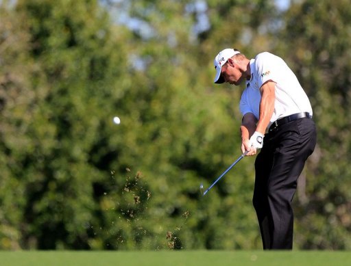 Shawn Stefani plays a shot on the 5th hole during the Tampa Bay Championship on March 15, 2013 in Palm Harbor, Florida Shawn Stefani plays a shot on the 5th hole during the Tampa Bay Championship on March 15, 2013 in Palm Harbor, Florida