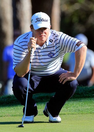 George Coetzee of South Africa looks over a shot on the 18th hole on March 16, 2013 on Palm Harbor, Florida George Coetzee of South Africa looks over a shot on the 18th hole on March 16, 2013 on Palm Harbor, Florida