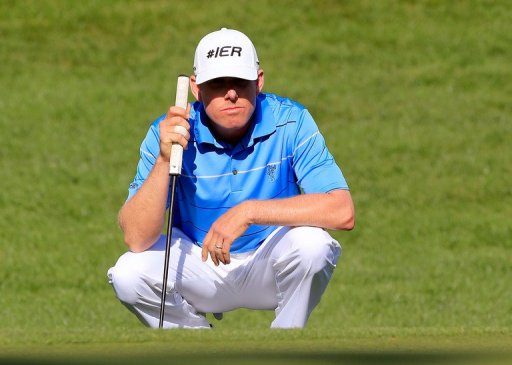 Justin Leonard plays a shot on the 18th hole on March 16, 2013 in Palm Harbor, Florida Justin Leonard plays a shot on the 18th hole on March 16, 2013 in Palm Harbor, Florida