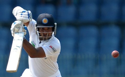 Sri Lanka's Kumar Sangakkara plays a shot against Bangladesh at the R. Premadasa stadium in Colombo on March 17, 2013 Sri Lanka's Kumar Sangakkara plays a shot against Bangladesh at the R. Premadasa stadium in Colombo on March 17, 2013