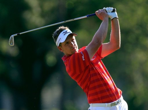 Luke Donald of England plays in the Tampa Bay Championship in Palm Harbor, Florida, on March 15, 2013 Luke Donald of England plays in the Tampa Bay Championship in Palm Harbor, Florida, on March 15, 2013