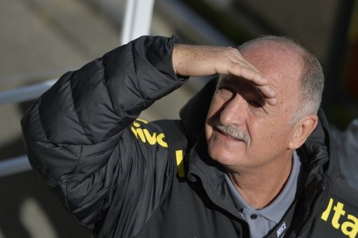 Luiz Felipe Scolari attends a press conference prior to a training session on March 20, 2013 in Nyon Luiz Felipe Scolari attends a press conference prior to a training session on March 20, 2013 in Nyon