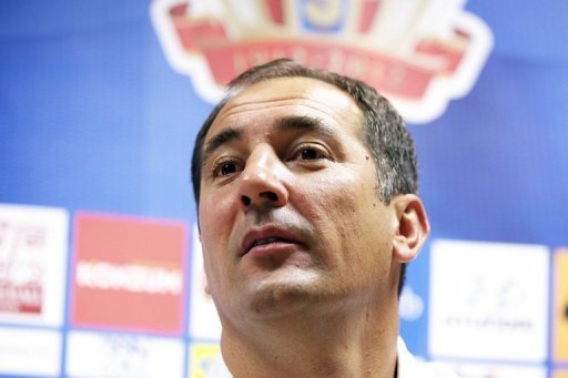 Igor Stimac gives a press conference on September 10, 2012 at the King Baudouin stadium in Brussels Igor Stimac gives a press conference on September 10, 2012 at the King Baudouin stadium in Brussels