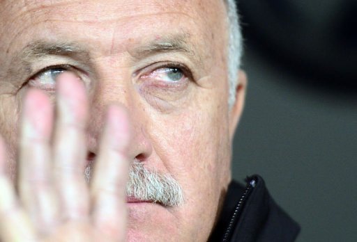 Brazilian head coach Luiz Felipe Scolari is pictured on March 21, 2013 at the stadium of Geneva Brazilian head coach Luiz Felipe Scolari is pictured on March 21, 2013 at the stadium of Geneva