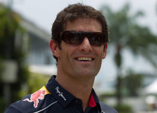 Red Bull driver Mark Webber of Australia is seen ahead of the Formula One Malaysian Grand Prix on March 21, 2013 Red Bull driver Mark Webber of Australia is seen ahead of the Formula One Malaysian Grand Prix on March 21, 2013