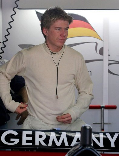 Nico Hulkenberg in the pit lane during practice in Durban on February 25, 2007 for the South African Grand Prix Nico Hulkenberg in the pit lane during practice in Durban on February 25, 2007 for the South African Grand Prix