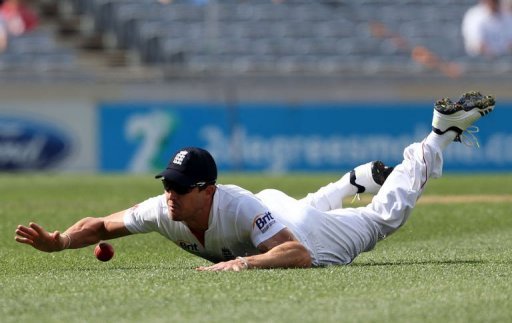 England's Nick Compton fields during day two of their 3rd Test, vs New Zealand, in Auckland, on March 23, 2013 England's Nick Compton fields during day two of their 3rd Test, vs New Zealand, in Auckland, on March 23, 2013