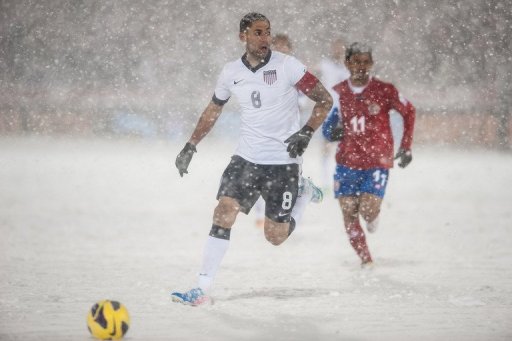 Clint Dempsey of the United States looks to pass against Costa Rica at Dick's Sporting Goods Park on March 22, 2013 Clint Dempsey of the United States looks to pass against Costa Rica at Dick's Sporting Goods Park on March 22, 2013