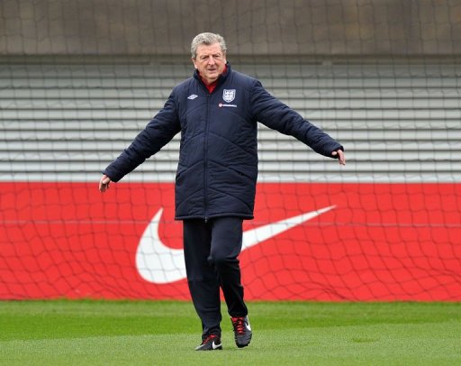 Roy Hodgson arrives for a training session at the St George's Park training complex, on March 19, 2013 Roy Hodgson arrives for a training session at the St George's Park training complex, on March 19, 2013