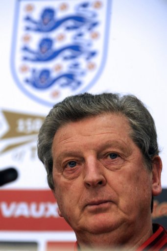 England coach Roy Hodgson gives a press conference in Podgorica on March 25, 2013 England coach Roy Hodgson gives a press conference in Podgorica on March 25, 2013