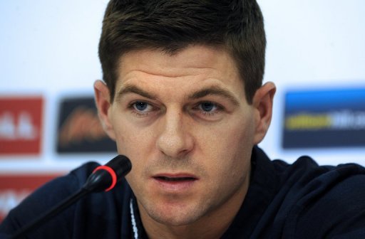England captain Steven Gerrard at a press conference in Podgorica on March 25, 2013 England captain Steven Gerrard at a press conference in Podgorica on March 25, 2013