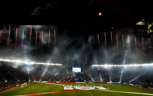 The Zayed Sports City in Abu Dhabi before the start of the 2010 FIFA Club World Cup final on December 18, 2010 The Zayed Sports City in Abu Dhabi before the start of the 2010 FIFA Club World Cup final on December 18, 2010