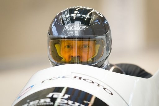 Alexander Zubkov takes part in a training run at the Sanki Sliding Centre, Sochi, on February 14, 2013 Alexander Zubkov takes part in a training run at the Sanki Sliding Centre, Sochi, on February 14, 2013