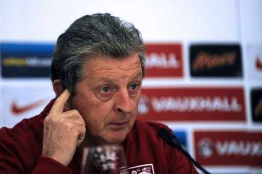 England manager Roy Hodgson attends an England team press conference in Podgorica on March 25, 2013 England manager Roy Hodgson attends an England team press conference in Podgorica on March 25, 2013