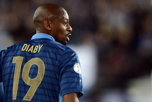 French midfielder Abou Diaby is pictured on September 7, 2012 at the Olympic Stadium in Helsinki French midfielder Abou Diaby is pictured on September 7, 2012 at the Olympic Stadium in Helsinki