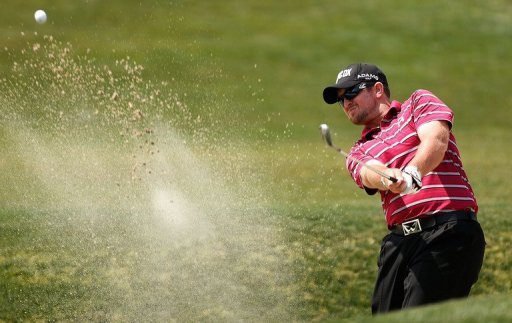 Steve Wheatcroft plays a bunker shot during the second round of the Houston Open on March 29, 2013 Steve Wheatcroft plays a bunker shot during the second round of the Houston Open on March 29, 2013