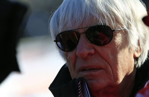 Formula One chief Bernie Ecclestone at the World Cup men's downhill race on January 26, 2013 in Austria Formula One chief Bernie Ecclestone at the World Cup men's downhill race on January 26, 2013 in Austria