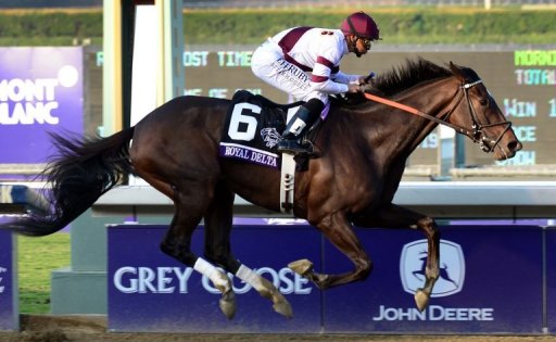 Mike Smith rides Royal Delta to victory at the Breeders' Cup Ladies' Classic on November 2, 2012 Mike Smith rides Royal Delta to victory at the Breeders' Cup Ladies' Classic on November 2, 2012