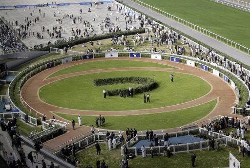 Dubai's Meydan racecourse on January 28, 2010 Dubai's Meydan racecourse on January 28, 2010
