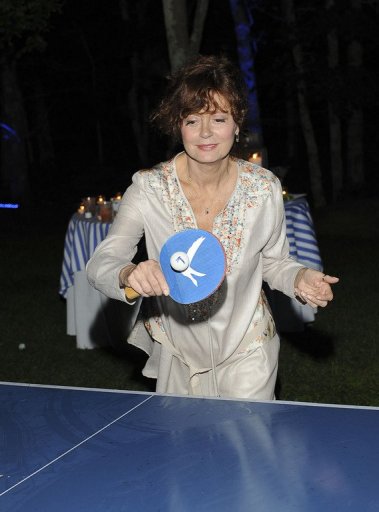 Susan Sarandon attends Grey Goose Vodka's Inaugural Blue Door Series With SPiN Galactic, in New York, on August 5, 2011