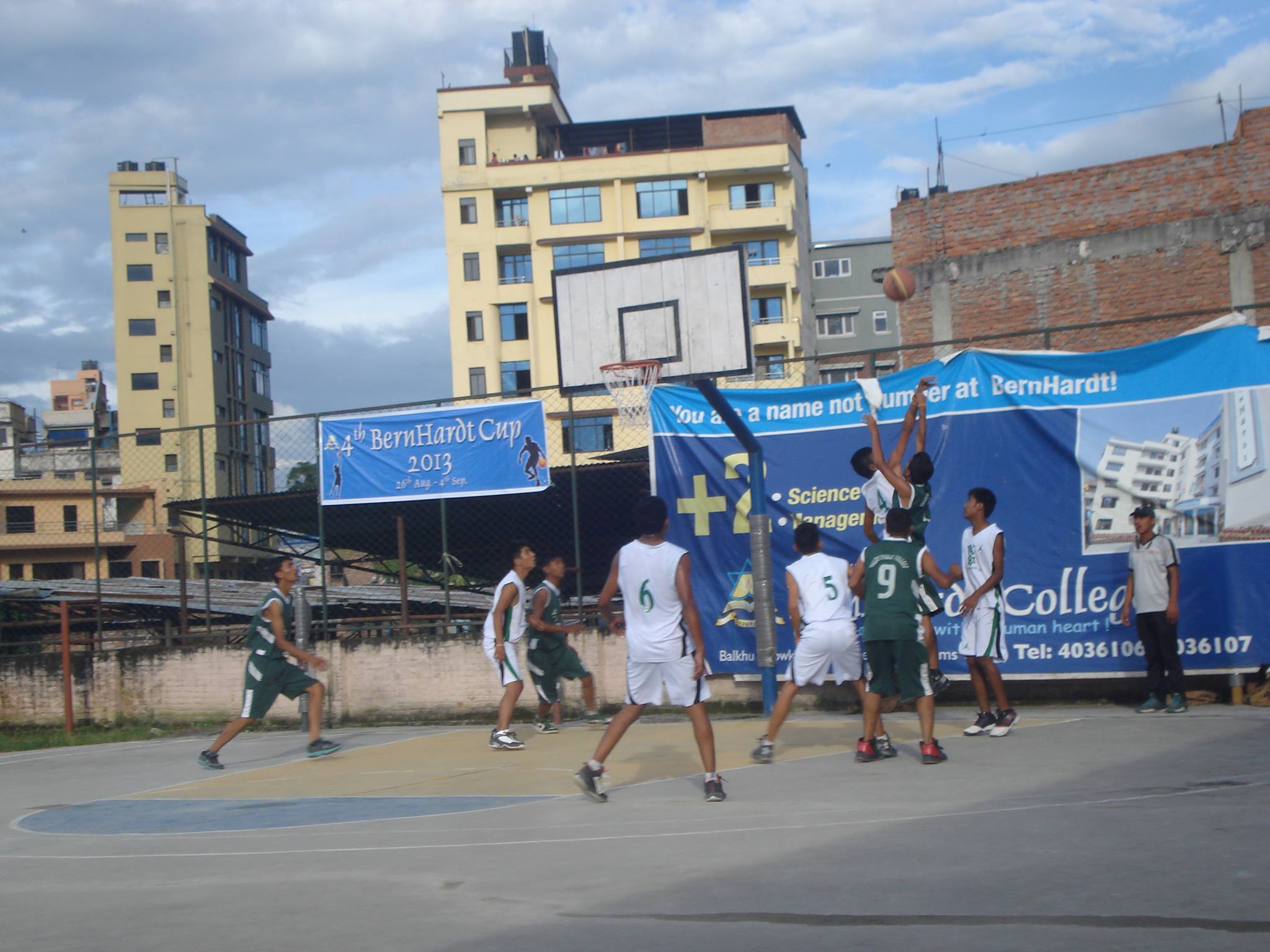 BernHardt Cup Basketball Tournament tipsoff in Kathmandu