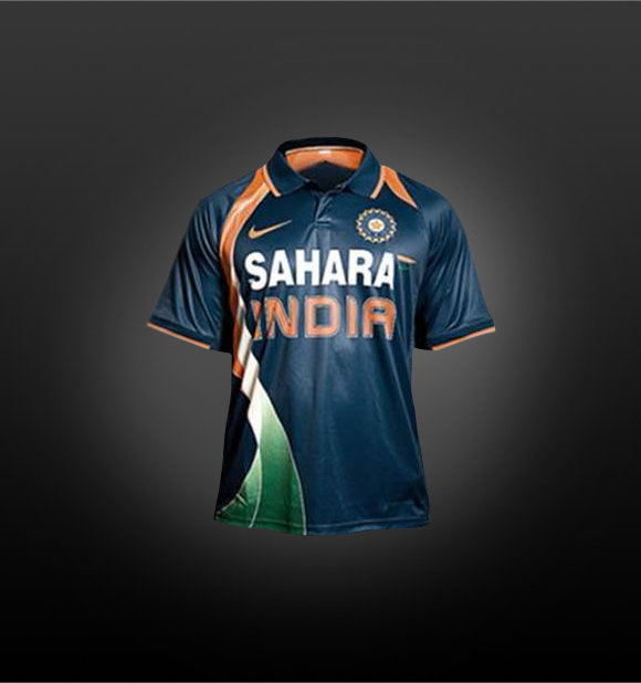 indian cricket team jersey history