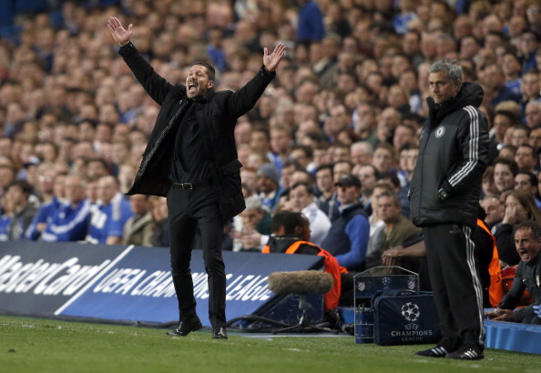 Diego Simeone and Jose Mourinho.
