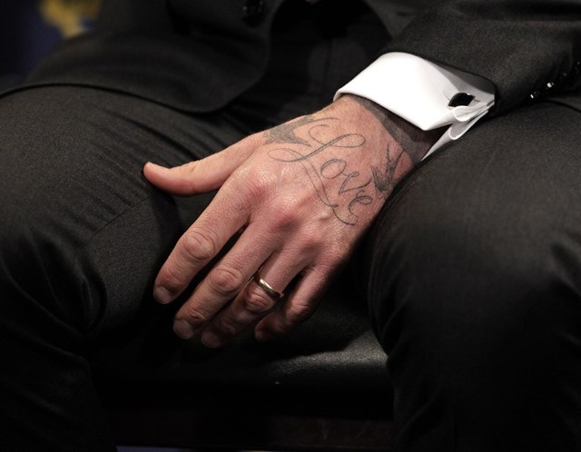 Page 2 - 19 David Beckham tattoos and their significance