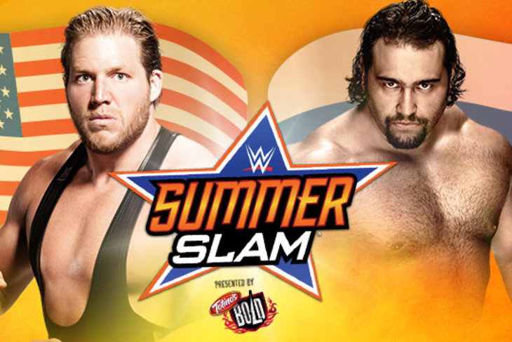 Image result for wwe summerslam 2014 match card