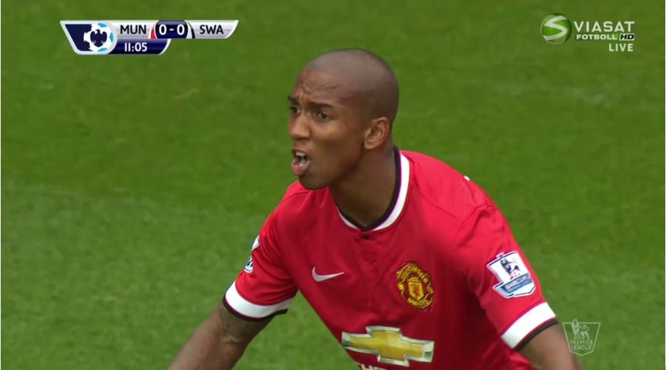 Did a bird poop on Ashley Young's mouth or was it someone ... - 952 x 530 jpeg 51kB