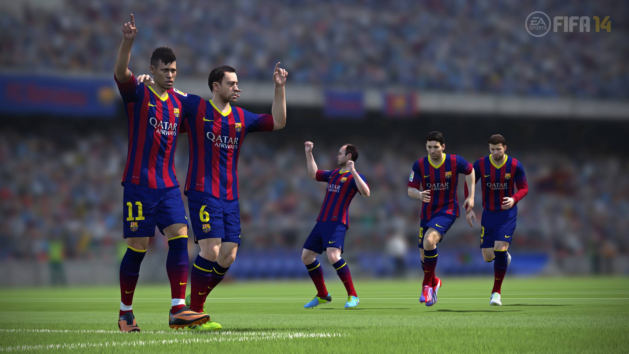 Best FIFA 14 formation for Barcelona