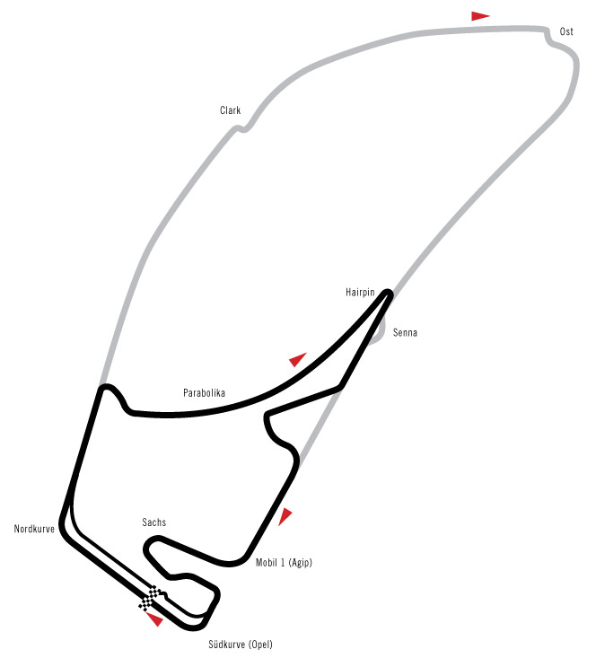 Page 2 - Tracing the history of F1 track redesigns - Nurburgring ...