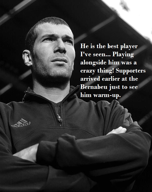 10 best quotes on Zinedine Zidane