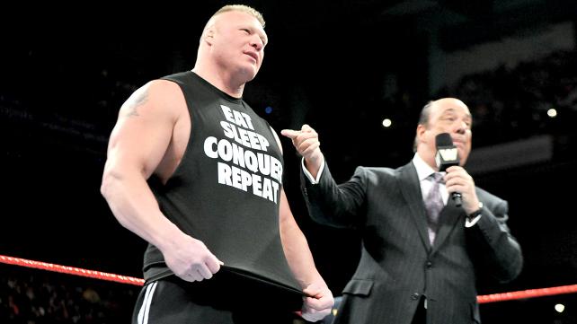 brock lesnar wwe contract
