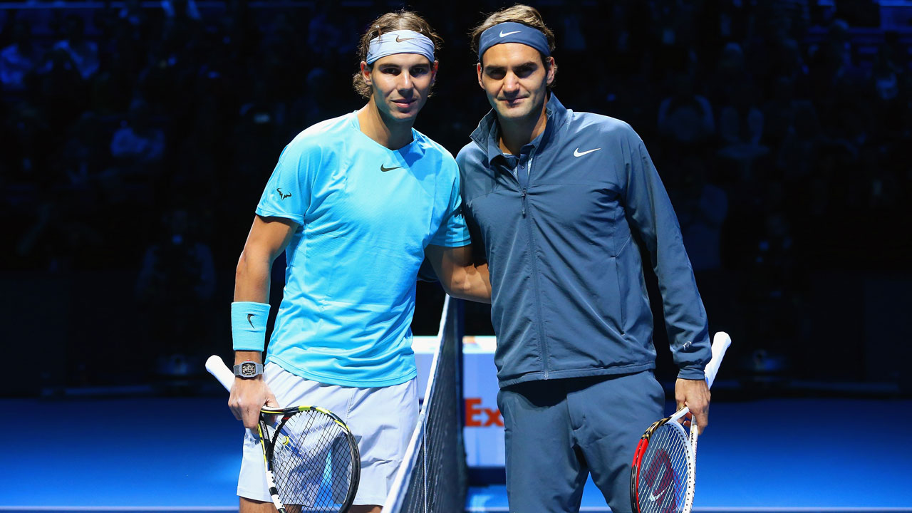 Image result wey dey for Rafael Nadal and Roger Federer image