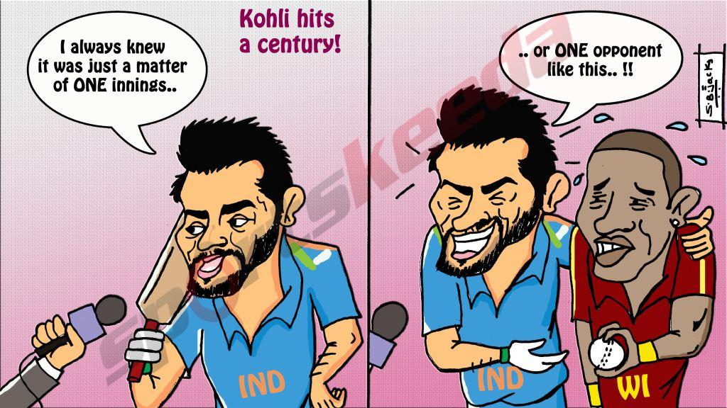 Comic: Virat Kohli back in form