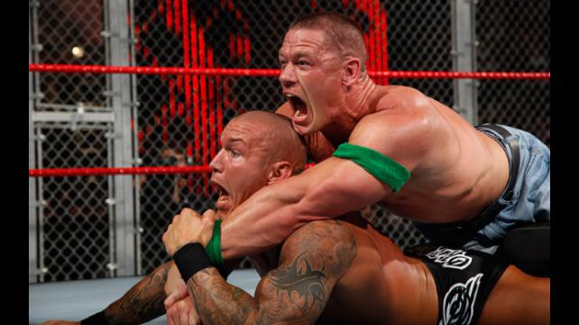 Wwe 2k15 John Cena Takes On Randy Orton Inside Hell In A Cell