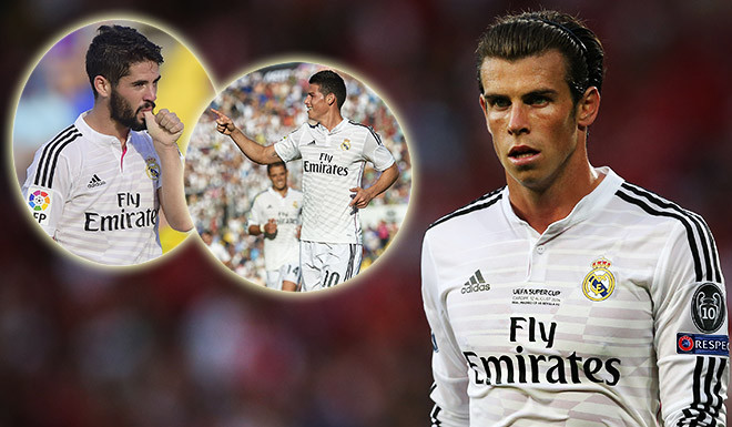 Image result for bale isco and james rodriguez