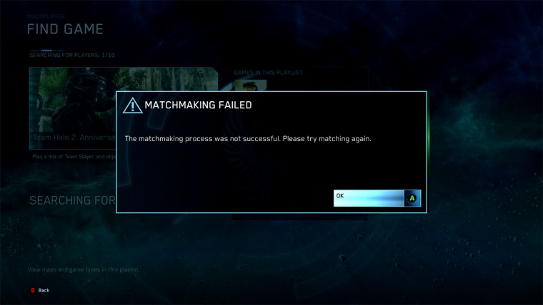 halo matchmaking issues dating noun