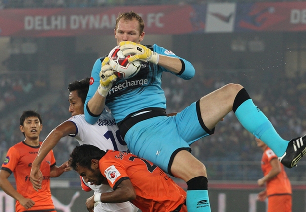 ISL Kristof van Hout has stood tall in goal for Delhi Dynamos