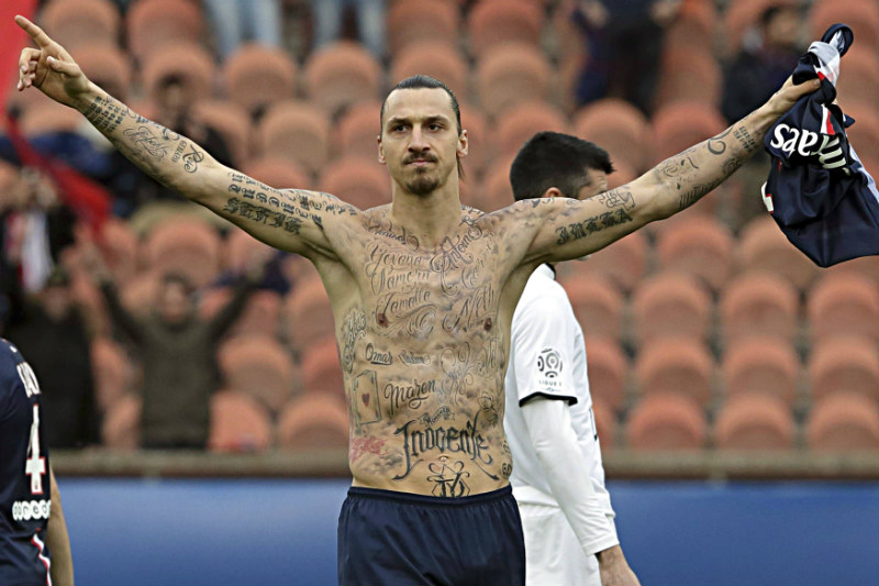 Image result for Zlatan Ibrahimovic Tattoos