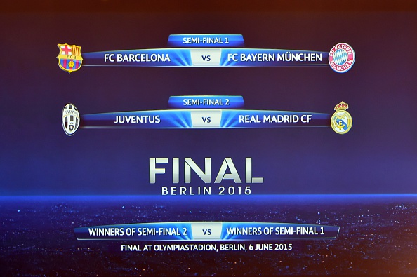 2014/15 Champions League semi-final predictions - Who will ...