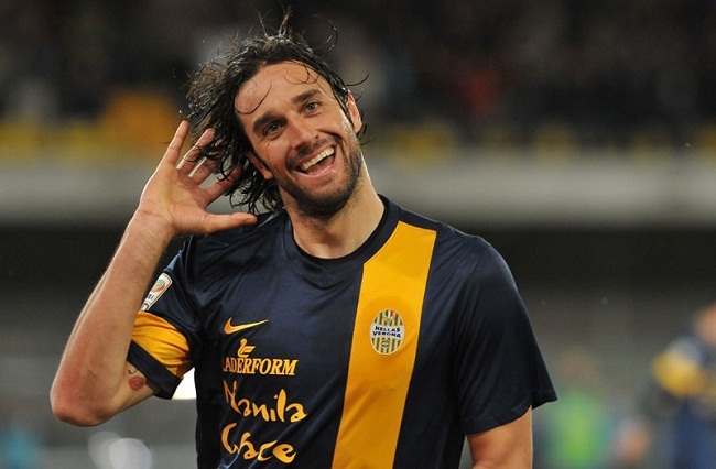 Italian marksman Luca Toni rolling back the years in Serie A with