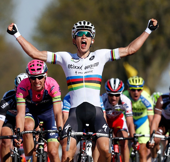 World champion Michal Kwiatkowski wins cycling Amstel Gold Race