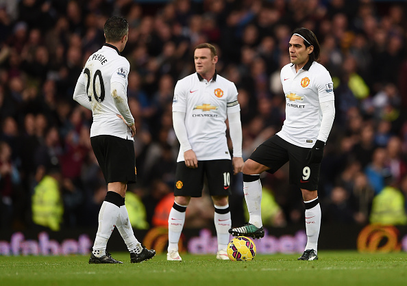 Robin van Persie Wayne Rooney Radamel Falcao