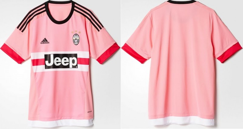 pink juventus top