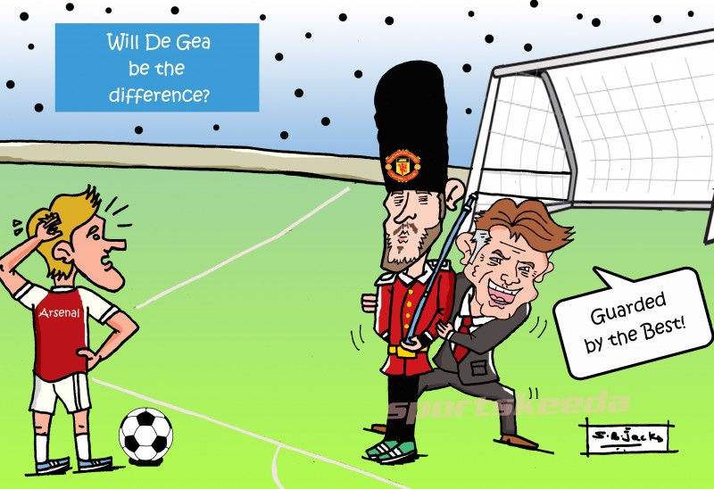 Comic: Will David De Gea be the difference when Arsenal take on