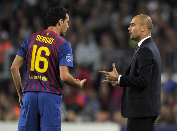 Image result for pep guardiola busquets