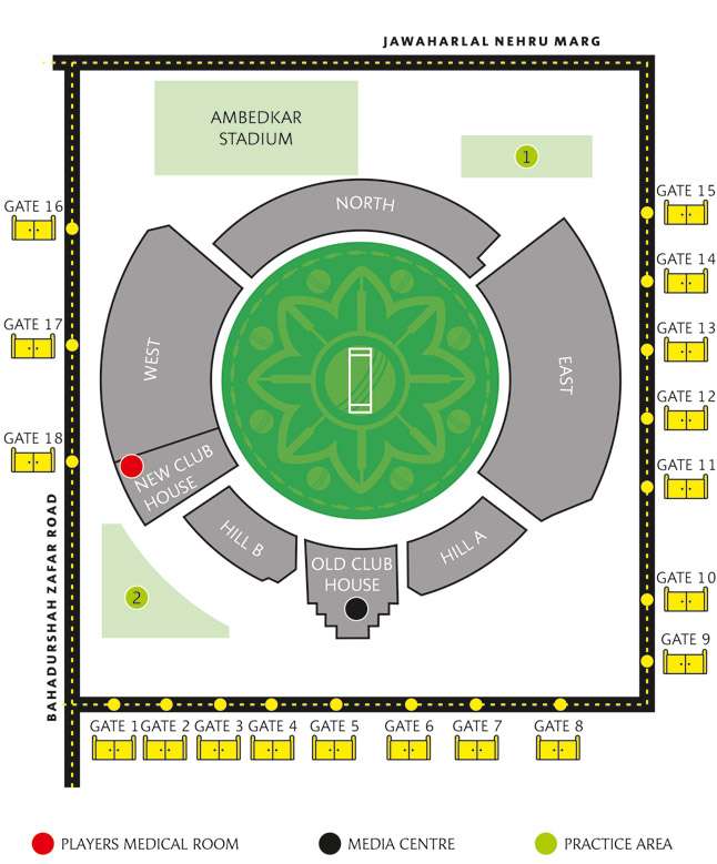Wankhede Stadium Seating Chart